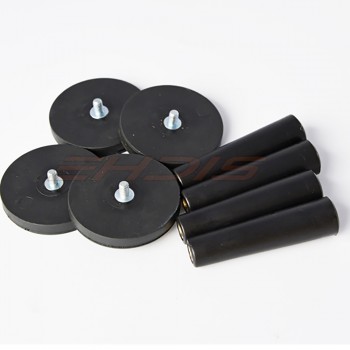 EHDIS 4PCS Strong Gripper Magnet Holder With Suede Edge Magnetic Squeegee Scraper Vinyl Film Car Wrapping Window Tints Magnet