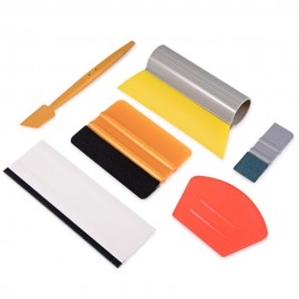 EHDIS 6PCS Car Window Tint Tools Kit Vinyl Foil Film Car Wrap Magnetic Squeegee Car Tinting Scraper Car Stickers Styling Tools