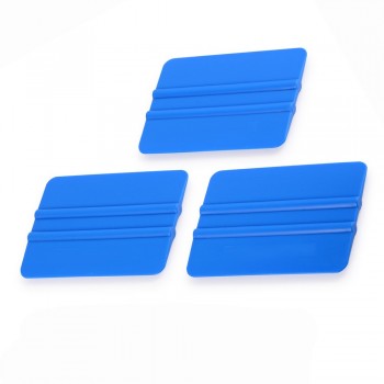 EHDIS 100pcs Carbon Fiber Blue Card Squeegee Ice Scraper Car Wrap Vinyl Film Install Tools Window Cleaning Car Accesorios Tool