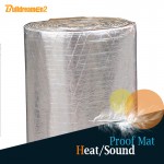 Buildreamen2 1 Roll 10sqm 400 x 40 Car Truck Boat Heat Thermal Proof Sound Insulation Noise Control Mat Deadening Deadener