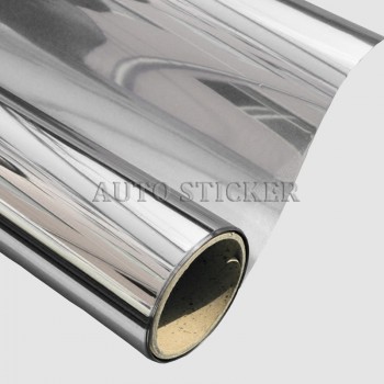 50x200cm Window Film One Way Mirror Silver Insulation Stickers Solar Reflective Home Decoration Supplies Car Window Decoration