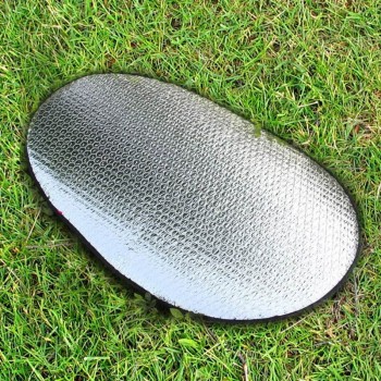 2pcs Motorcycle Sun Protection Mats Electric Car Cushion Reflective Aluminum Foil Insulation Film
