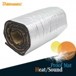 Buildreamen2 1 Roll 8sqm 320 x 40 Car Turbo Door Trunk Ceiling Heat Shield Sound Noise Proof Insulation Mat Deadening Deadener