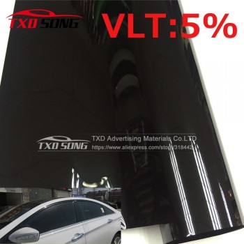 High quality 99% UV solar control window film car tint Window Solar Film 1.52m*12m/Roll by free shipping BK20 model