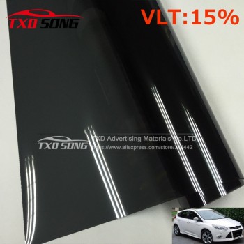 High quality 99% UV solar control window film car tint Window Solar Film 1.52m*12m/Roll by free shipping BK20 model