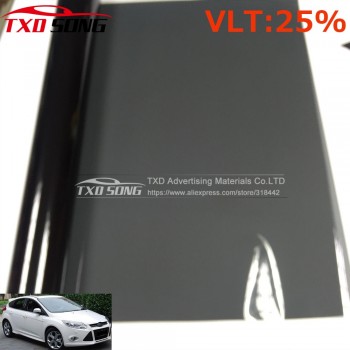 High quality 99% UV solar control window film car tint Window Solar Film 1.52m*12m/Roll by free shipping BK20 model