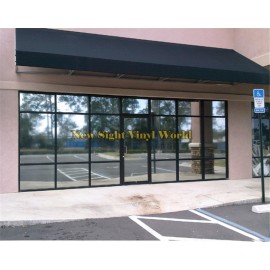 VLT 25% Mirror Effect Silver Window Vinyl Film TINT For Buliding Home Office Glass Size:1.52*30m/Roll