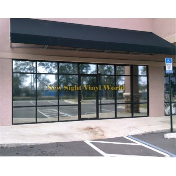 VLT 25% Mirror Effect Silver Window Vinyl Film TINT For Buliding Home Office Glass Size:1.52*30m/Roll