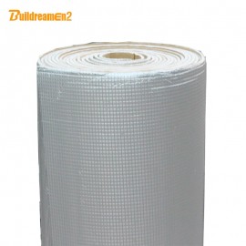 Buildreamen2 1000cm x100cm Car Truck Cover Heat Shield Sound Insulation Deadener Aluminum Foil Material Cotton Deadening