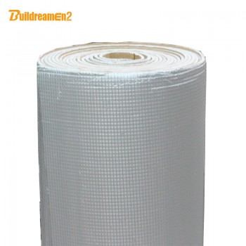 Buildreamen2 1000cm x100cm Car Truck Cover Heat Shield Sound Insulation Deadener Aluminum Foil Material Cotton Deadening