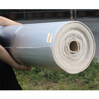 Buildreamen2 1000cm x100cm Car Truck Cover Heat Shield Sound Insulation Deadener Aluminum Foil Material Cotton Deadening