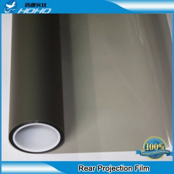 window decoration film 1.524*2m 3Square meter Dark Gray Rear Projection Screen Adhensive Window Film