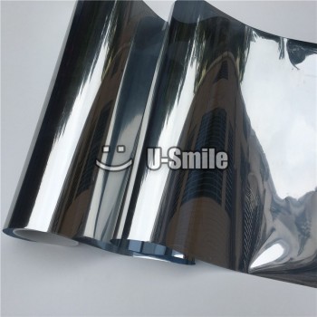VLT 25% Mirror Window Tint Silver Window Film For Buliding Home Office Glass Film Size:1.52*30m/Roll