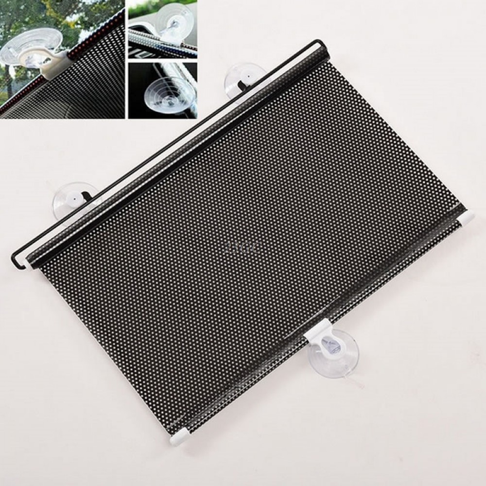 Car Auto Window Roll Blind Sunshade Windshield Sun Shield Visor J24