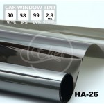 Black 1.52x30M 5FTx98FT VLT30% IR58% UV Rejection 99% Car Window Tint Film Roll High Quality UV Rejection Solar Film