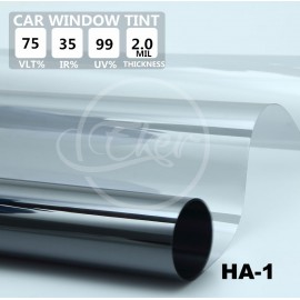Free Shipping 1.52*30M VLT75% IR35% UV Rejection 99% Car Window Tint Film Roll High Quality UV Rejection Solar Film
