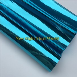 VLT 15% Blue Solar Window Foil Vinyl For Glass Buliding Home Office Size:1.52*30m/Roll