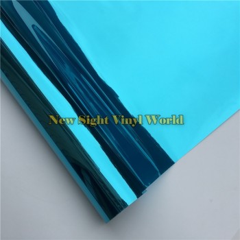 VLT 15% Blue Solar Window Foil Vinyl For Glass Buliding Home Office Size:1.52*30m/Roll