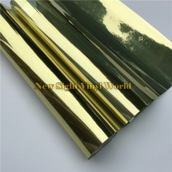 VLT 15% Gold-Silver Solar Window Film Tint For Buliding Home Office Size:1.52*30m/Roll
