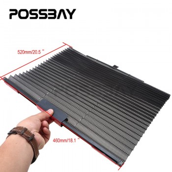 Universal 1PCS Black Car Side Window Sun Shade Mesh Cover Visor Shield Windshield Retractable Car Window Curtain Interior Parts