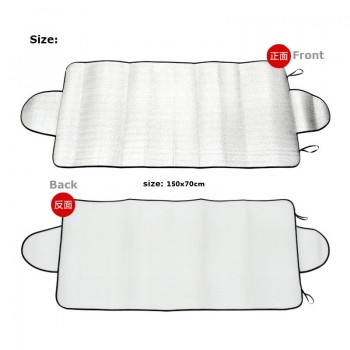 Excellent quality Car Window Foils Windshield Sun Shade Windshield Visor Cover Front Car Window Sunshade UV Protecter 150X70 cm