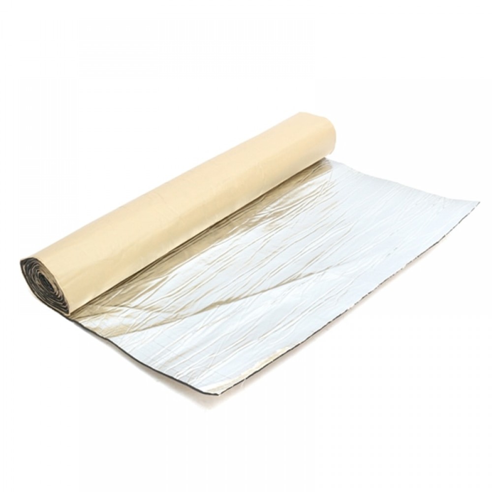 300x100cm 5mm Car Firewall Sound Deadener Heat Shield Insulation Foam Mat Deadening Material Mat Aluminum Foil