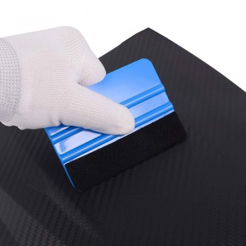 EHDIS 3pcs Car Sticker Glue Remover Tools Kit Vinyl Film Car Wrap Felt Squeegee Scraper Paper Cutter Knife Window Tints Tools