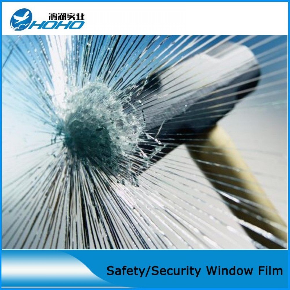 50x152cm Safety film 4mil thickness transparent security glass protective tint film for window bathroom glass shatter-proof
