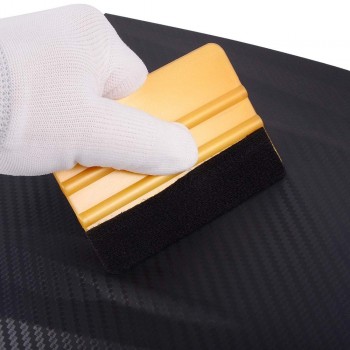 EHDIS 10pcs Vinyl Car Wrap Fabric Felt Squeegee Scraper Auto Window Tint Carbon Fiber Vinyl Wrapping Tools Car Stickers Styling