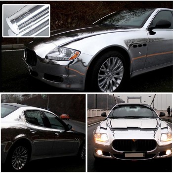 152cm*60cm / 59.84*23.62in Car Adhesives Electroplating Mirror Color Changing Film Car Accessorizes
