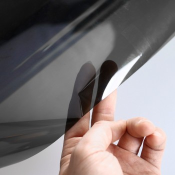 75cmx6M Car Van Window Tint Film Universal Fit for PrivacySun Glare Heat Reduction (Light Black)