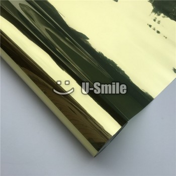 VLT 15% Gold-Silver Solar Window Tint Film For Buliding Home Office Glass TINT Size:1.52*30m/Roll