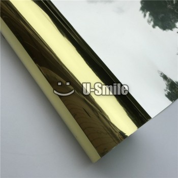 VLT 15% Gold-Silver Solar Window Tint Film For Buliding Home Office Glass TINT Size:1.52*30m/Roll