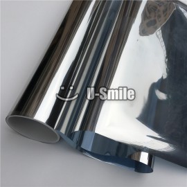 VLT 5% Silver One Way Vision Window Film Tint For Buliding Home Office Glass Size:1.52*30m/Roll