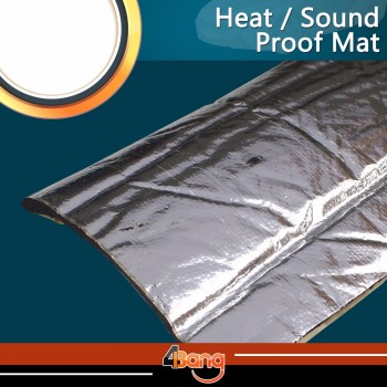 100*100cm Car-Styling  10mm Thick Fender/Bonnet/Hood Heat Killer Noise Deadener Sound Insulation Muffler Shield Mat Foil Front