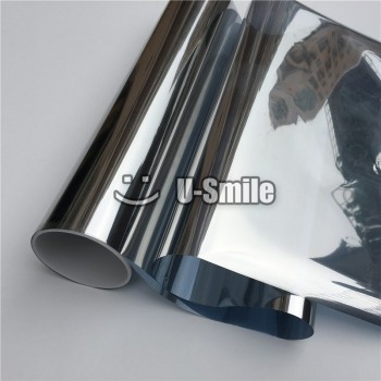 VLT 15% Mirror Window Film Tint For Buliding Home Office Glass Size:1.52*30m/Roll
