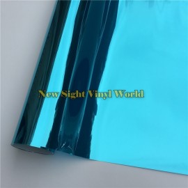 VLT 15% Blue-Silver Mirror Window Film Foil For Glass Tint Buliding Home Office Size:1.52*30m/Roll