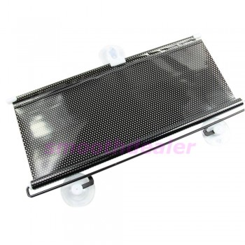 Free delivery Black  58 x125cm Car Auto Window Roll Blind Sunshade Windshield Sun Shield Visor