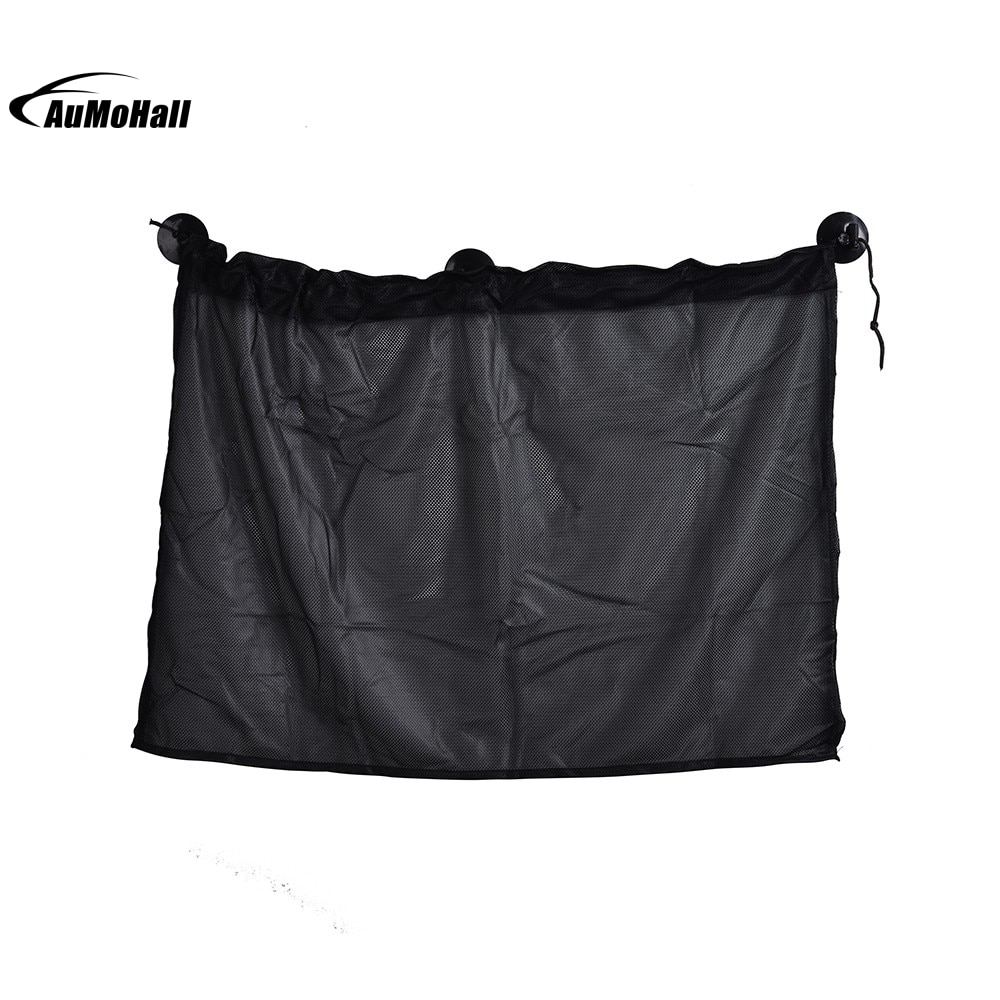 1 Pair 100*52CM Home Car Sun Shade Side Window Curtain Sunshade UV Protection Mesh Fabric With Suction Cup