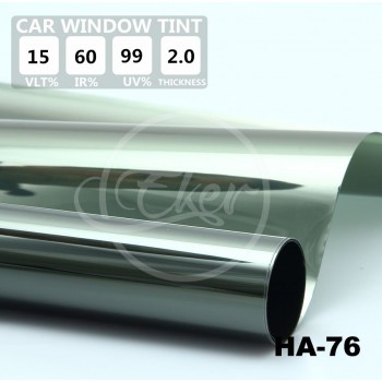 1.52x30M 5FTx98FT VLT15% IR60% UV Rejection 99% Car Window Tint Film Roll High Quality UV Rejection Solar Film