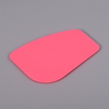 FOSHIO Car Window Tint Squeegee Carbon Fiber Foil Vinyl Film Wrapping Tool Pink Vinyl Wrap Plastic Scraper Auto Cleaning Tools