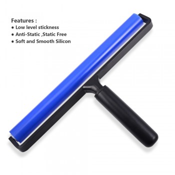 EHDIS 12 Inch Silicone Rubber Roller Squeegee Vinyl Film Car Wrap Water Wiper Scraper Sticker Old Glue Remover Window Tints Tool