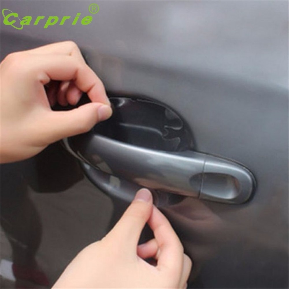 Car-styling Carprie 4pcs Car Universal Clear Side Door Handles Paint Scratches Protective sticker hood car protective film _1.8