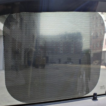 Auto Car 2Pcs Black Side Car Sun Shades Rear Window Sunshades Cover Block Static Cling Visor Shield Screen Interior Accessories