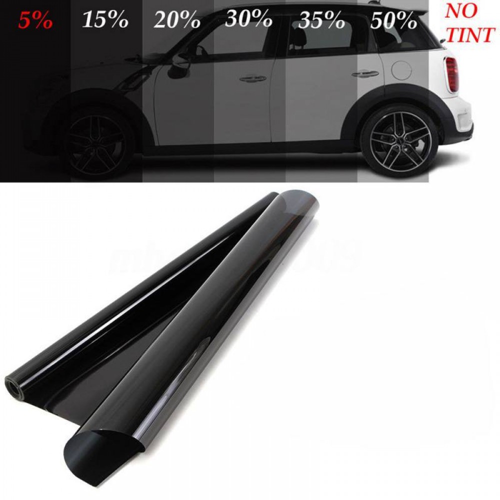 50cmx100cm Dark Black Car Window Tint Film Glass Car Solar Protection Film