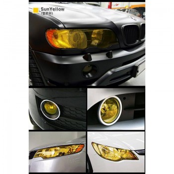 100*30cm Auto Car Light Headlight Taillight Film Sticker Easy Stick Car Motorcycle  Decoration 8 Colors