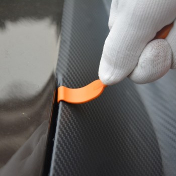 FOSHIO 4pcs Window Tint Tools Vinyl Film Car Wrap Magnetic Squeegee Car Sticker Styling Vehicle Carbon Foil Wrapping Scraper Kit