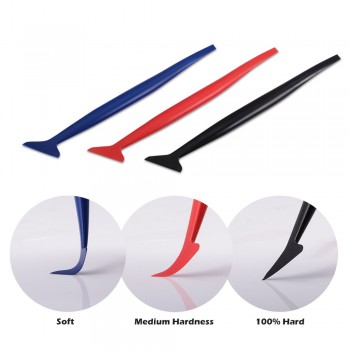 FOSHIO 4pcs Window Tint Tools Vinyl Film Car Wrap Magnetic Squeegee Car Sticker Styling Vehicle Carbon Foil Wrapping Scraper Kit