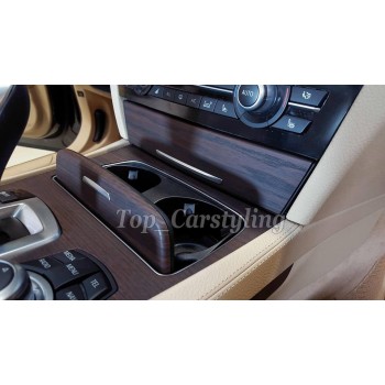 Dark Teak Wood Grain Textured Vinyl Wrap Sticker Decal Sheet Film Car  Woodgrain With Air bubble Free  1.52x20m/Roll