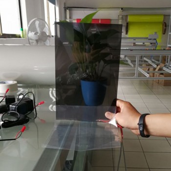 Switchable Privacy Film Smart Glass Window Blind Shade PDLC Black A4 Size 29.7cm x 21cm